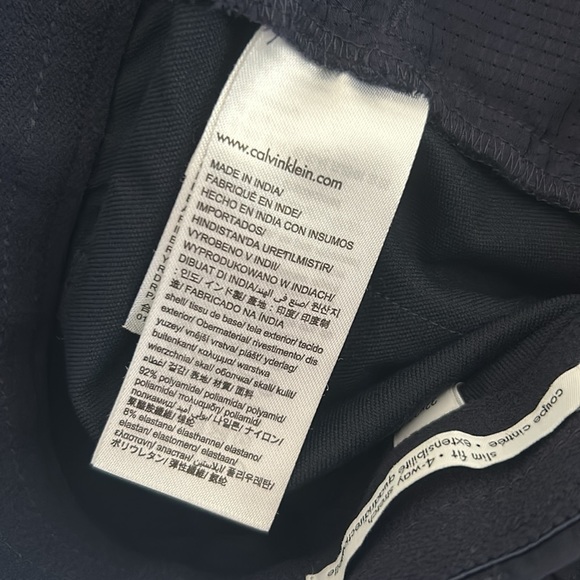 Navy Calvin Klein Infinite Pants Size 32 x 30 Slim Fit - Picture 6 of 10